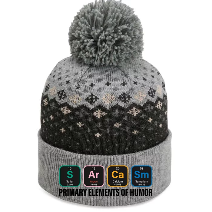 Primary Elements of Humor The Baniff Cuffed Pom Beanie