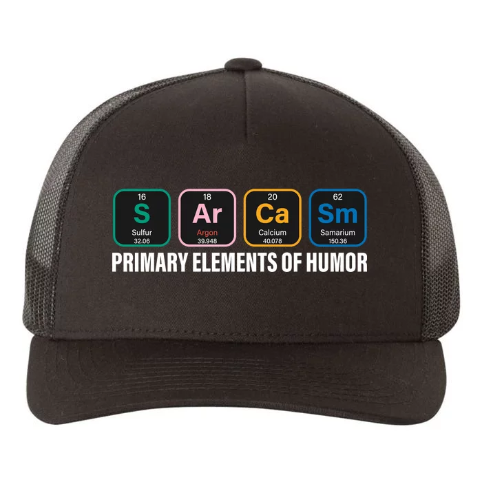 Primary Elements of Humor Yupoong Adult 5-Panel Trucker Hat