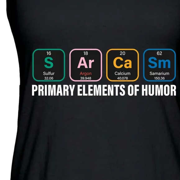 Primary Elements of Humor Ladies Essential Flowy Tank