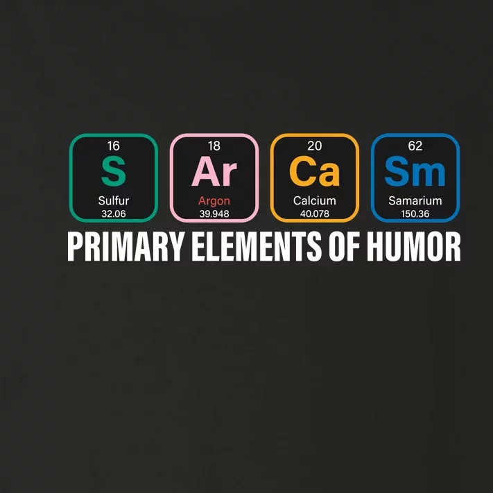 Primary Elements of Humor Toddler Long Sleeve Shirt