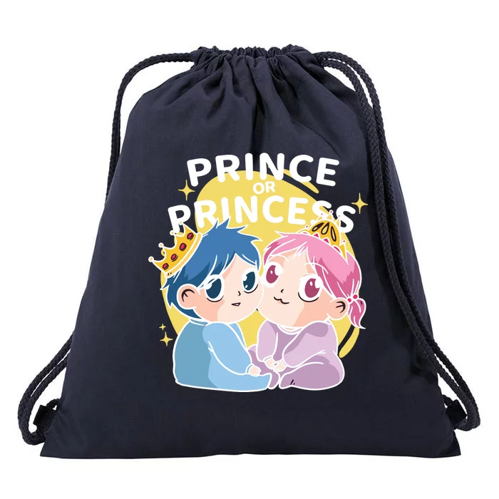 Prince Or Princess Babies Drawstring Bag