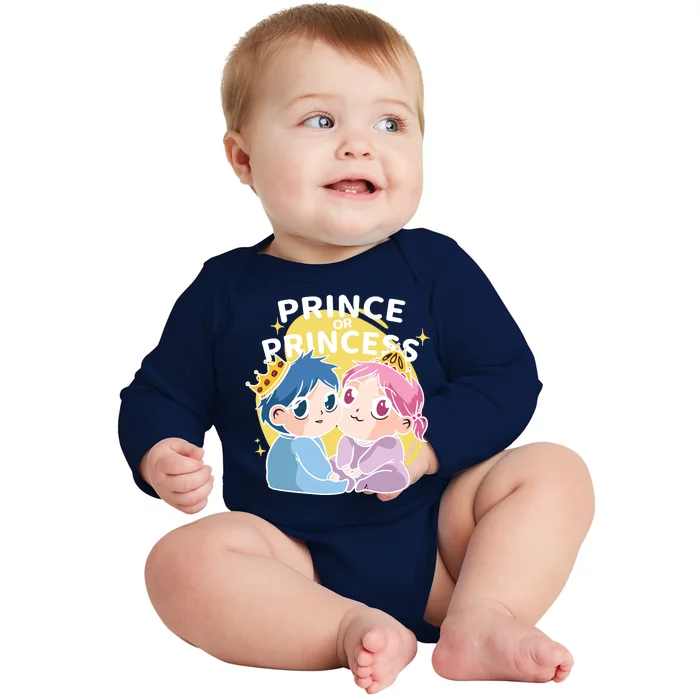 Prince Or Princess Babies Baby Long Sleeve Bodysuit