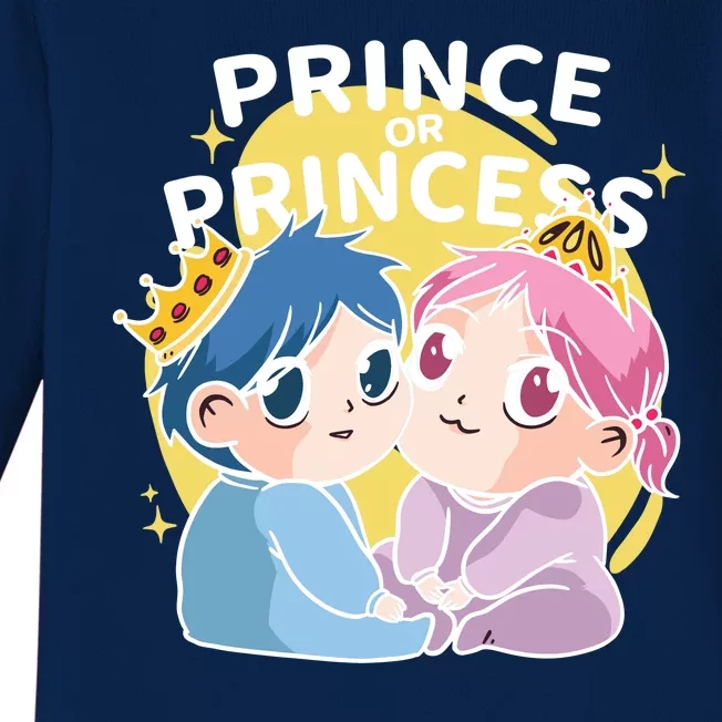 Prince Or Princess Babies Baby Long Sleeve Bodysuit