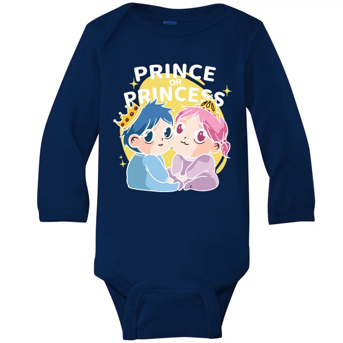 Prince Or Princess Babies Baby Long Sleeve Bodysuit