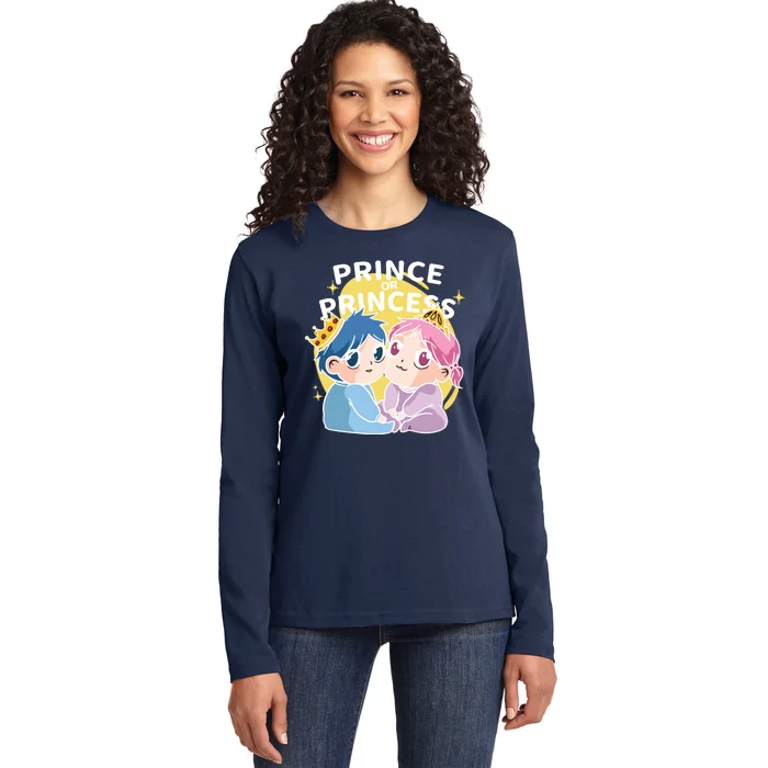 Prince Or Princess Babies Ladies Long Sleeve Shirt