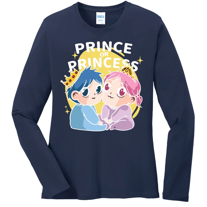 Prince Or Princess Babies Ladies Long Sleeve Shirt