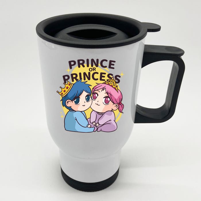 Prince Or Princess Babies Front & Back Stainless Steel Travel Mug