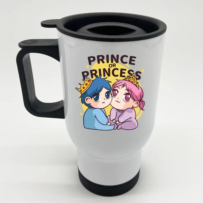 Prince Or Princess Babies Front & Back Stainless Steel Travel Mug