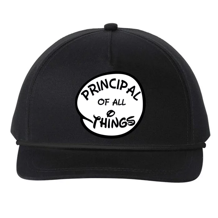 Principal of all Things Snapback Five-Panel Rope Hat