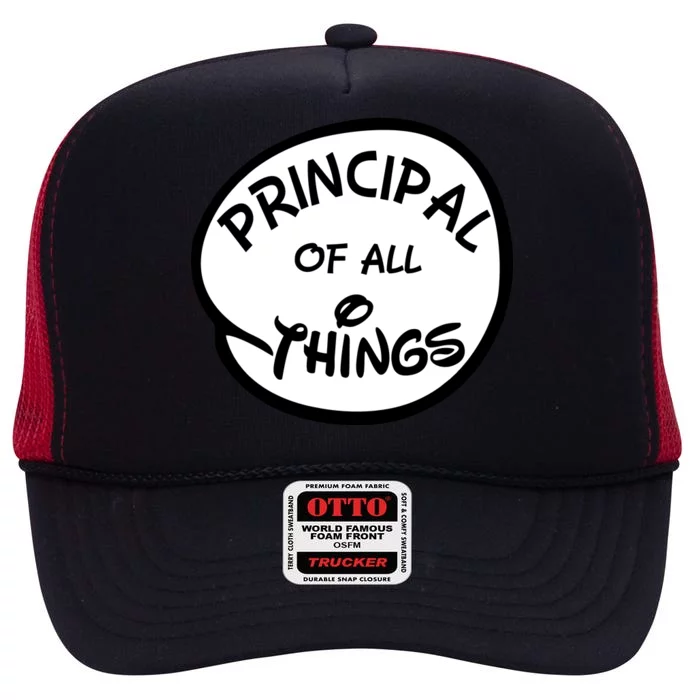 Principal of all Things High Crown Mesh Trucker Hat