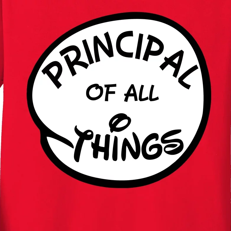 Principal of all Things Kids Long Sleeve Shirt