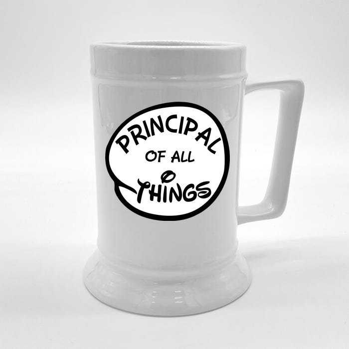 Principal of all Things Front & Back Beer Stein