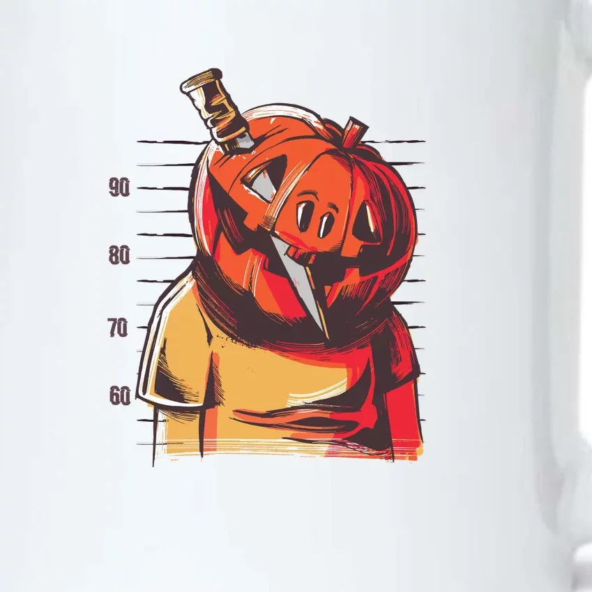 Prisoner Pumpkin Mug Shot Black Color Changing Mug