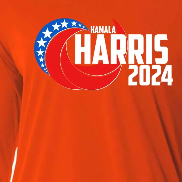 Patriotic Rwb Kamala Harris 2024 Cooling Performance Long Sleeve Crew