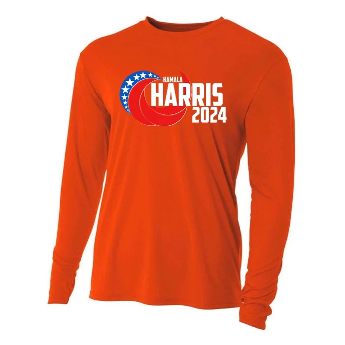 Patriotic Rwb Kamala Harris 2024 Cooling Performance Long Sleeve Crew