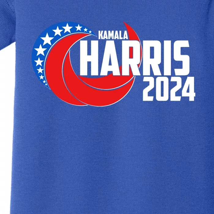 Patriotic Rwb Kamala Harris 2024 Baby Bodysuit