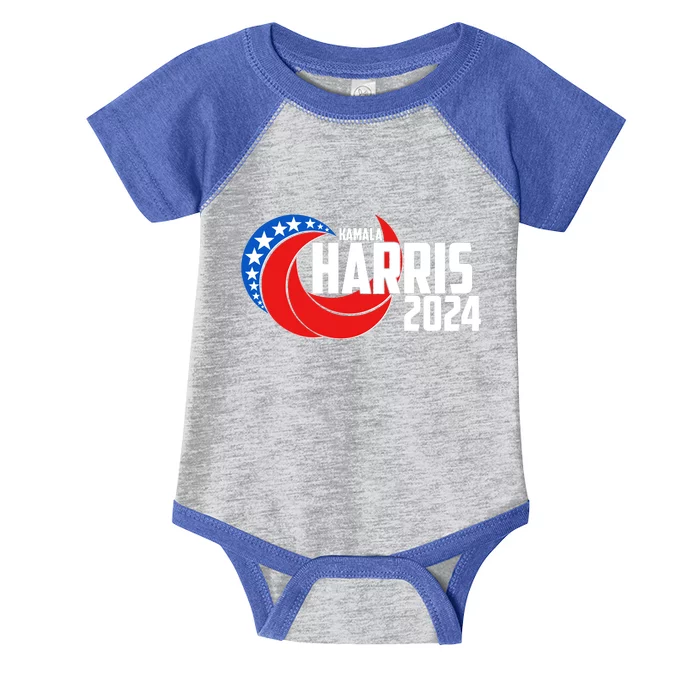 Patriotic Rwb Kamala Harris 2024 Infant Baby Jersey Bodysuit