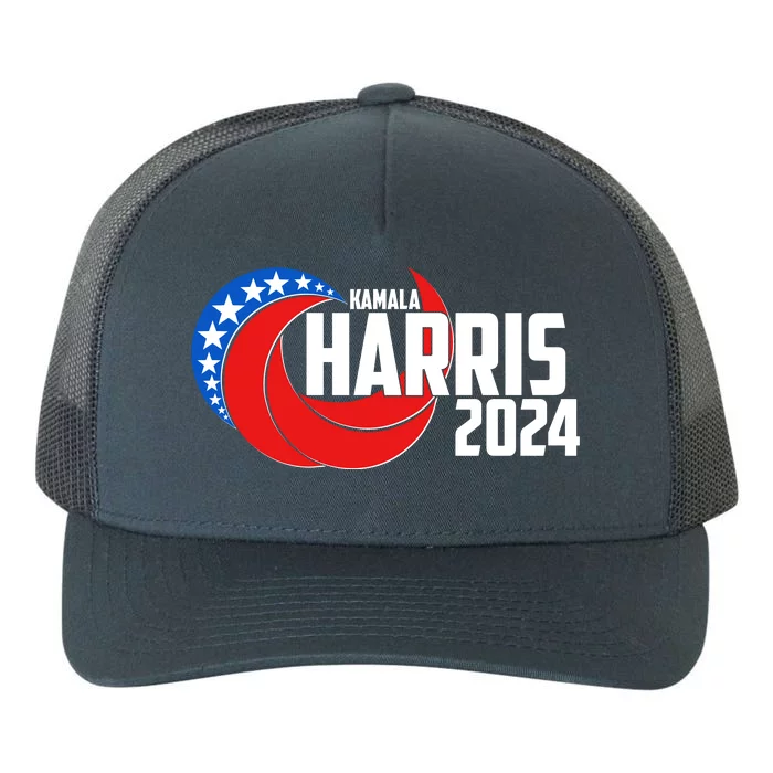 Patriotic Rwb Kamala Harris 2024 Yupoong Adult 5-Panel Trucker Hat