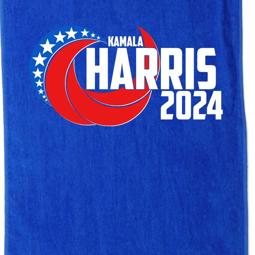 Patriotic Rwb Kamala Harris 2024 Platinum Collection Golf Towel