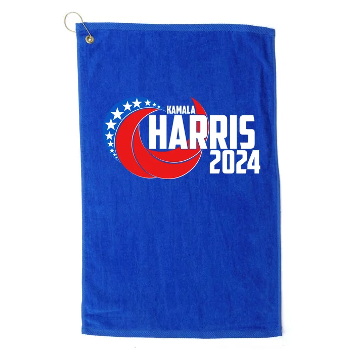 Patriotic Rwb Kamala Harris 2024 Platinum Collection Golf Towel