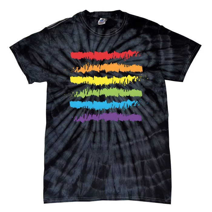 Pride Rainbow Lgbtq+ Love Is Love Tie-Dye T-Shirt