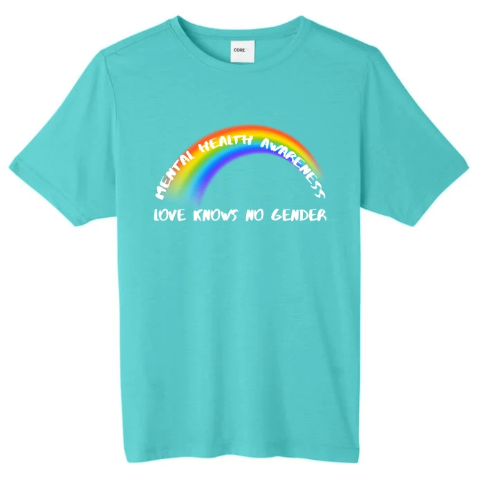 Pride Rainbow Lgbtq Love Knows No Gender Gift ChromaSoft Performance T-Shirt