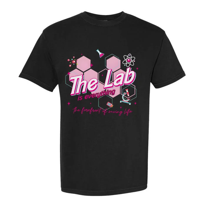 Pink Retro Lab Week 2024 Medical Lab Science Garment-Dyed Heavyweight T-Shirt