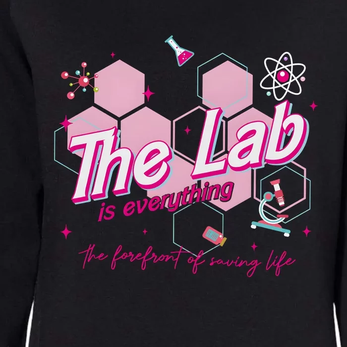 Pink Retro Lab Week 2024 Medical Lab Science Womens California Wash Sweatshirt