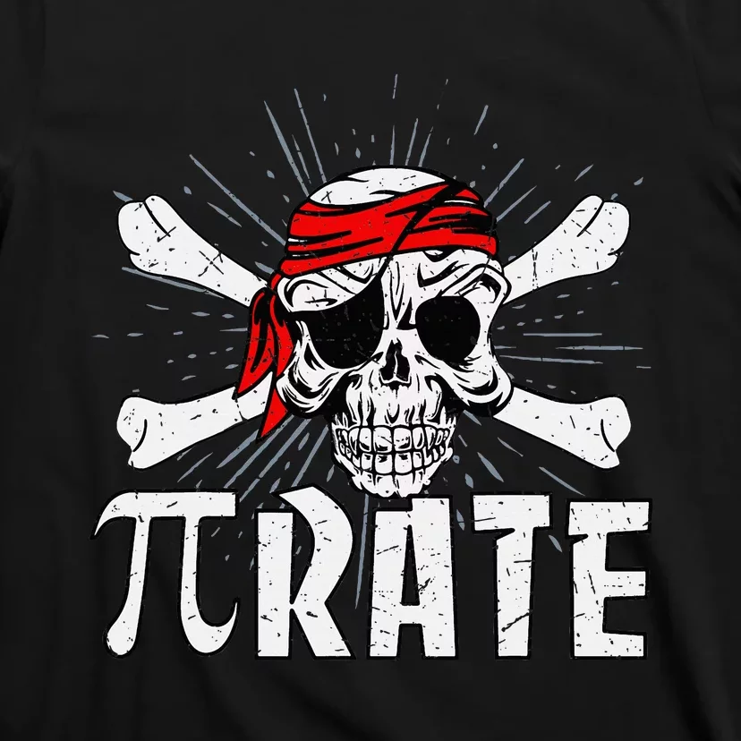 Pi Rate Math Teacher Halloween Costume Funny Pi Pirate T-Shirt