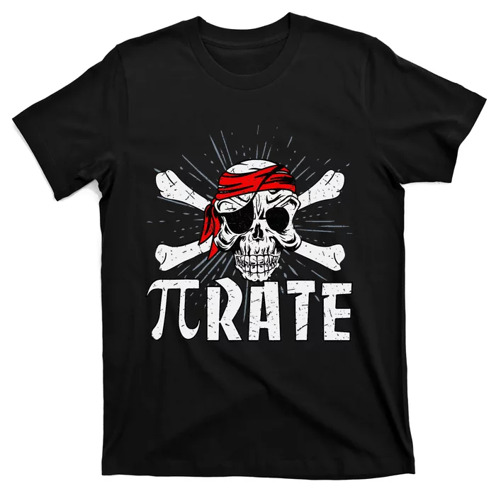 Pi Rate Math Teacher Halloween Costume Funny Pi Pirate T-Shirt