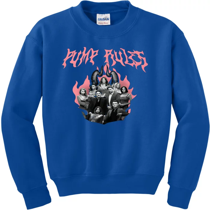 Pump Rules Metal Band Vanderpump Rules Kids Sweatshirt