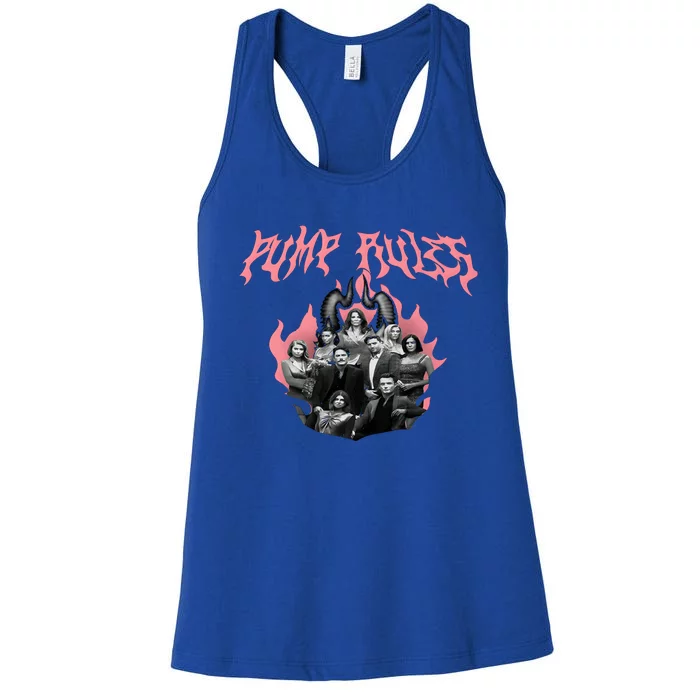 Pump Rules Metal Band Vanderpump Rules Women's Racerback Tank