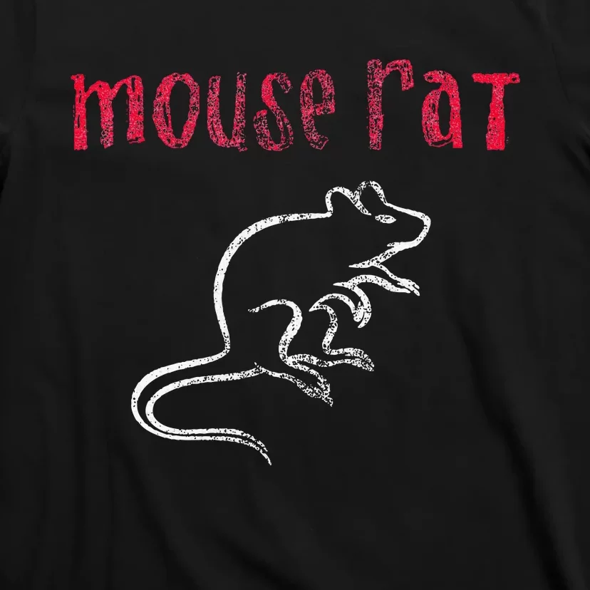 Parks & Recreation Mouse Rat Logo Distressed T-Shirt