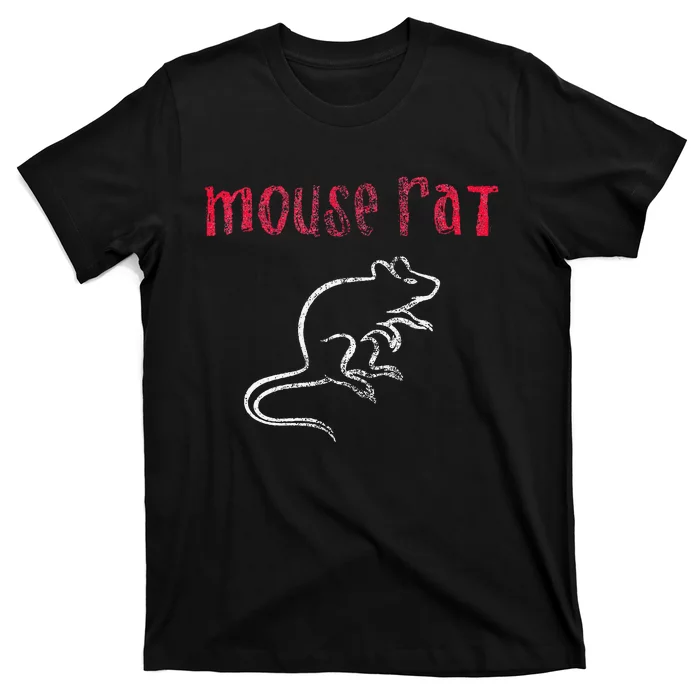 Parks & Recreation Mouse Rat Logo Distressed T-Shirt