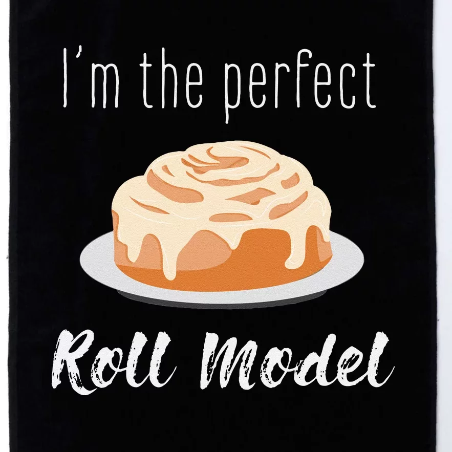 Perfect Roll Model Cinnamon Roll Mom Dad Role Model Gift Platinum Collection Golf Towel