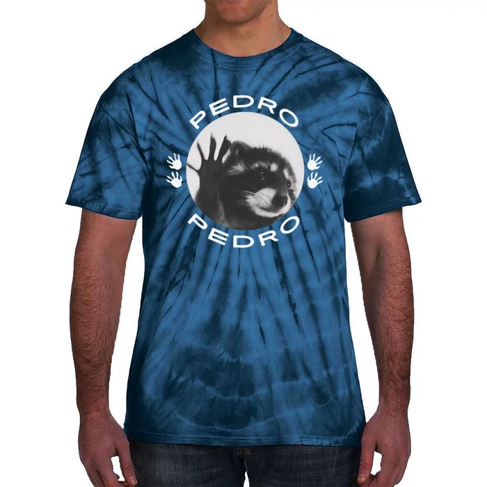 Pedro Raccoon Meme Funny Cute Tie-Dye T-Shirt