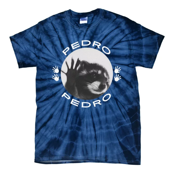 Pedro Raccoon Meme Funny Cute Tie-Dye T-Shirt