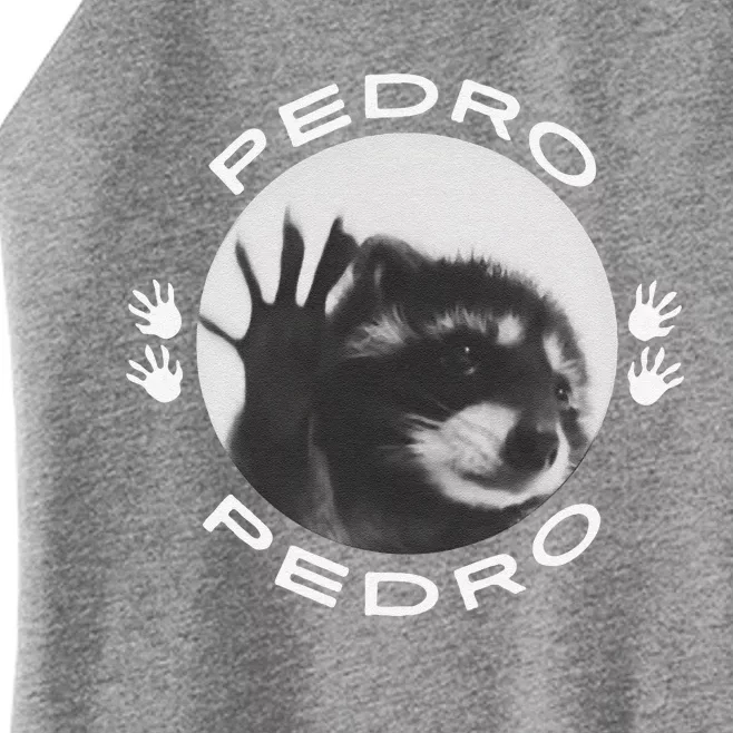 Pedro Raccoon Meme Funny Cute Women’s Perfect Tri Rocker Tank