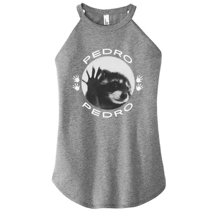 Pedro Raccoon Meme Funny Cute Women’s Perfect Tri Rocker Tank