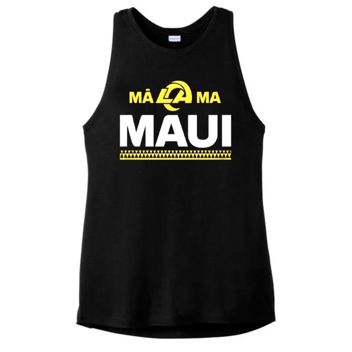 Product Rams Maui Ladies Tri-Blend Wicking Tank