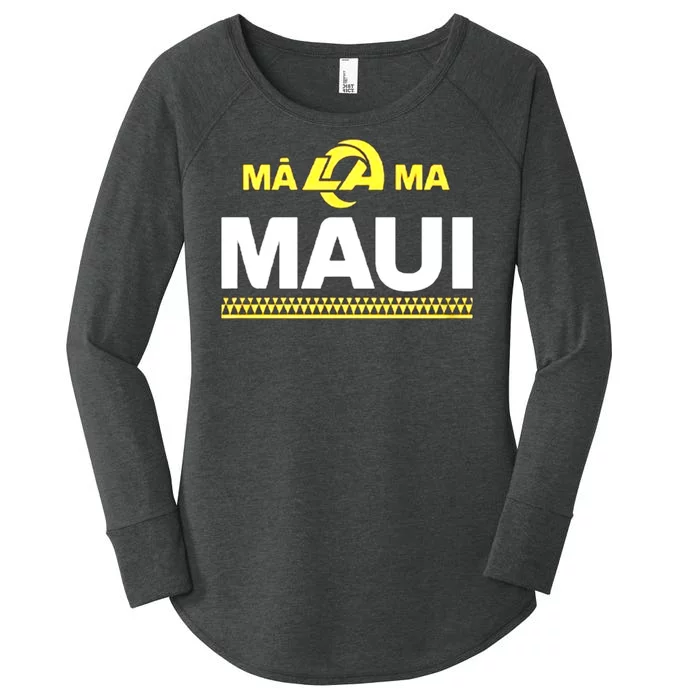 Product Rams Maui Women's Perfect Tri Tunic Long Sleeve Shirt