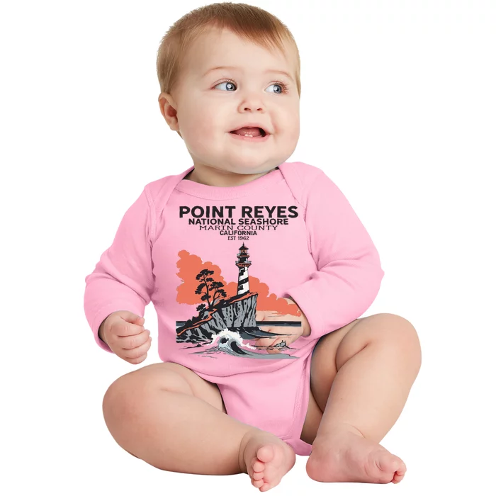 Point Reyes National Seashore Baby Long Sleeve Bodysuit