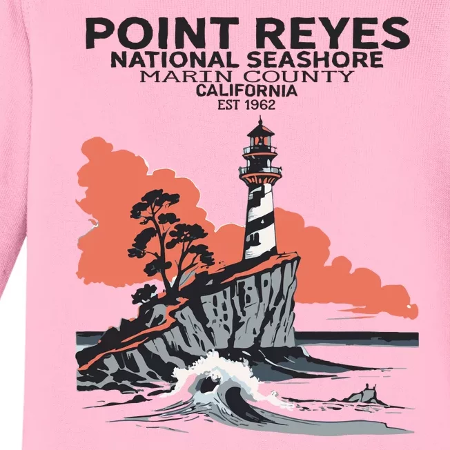 Point Reyes National Seashore Baby Long Sleeve Bodysuit