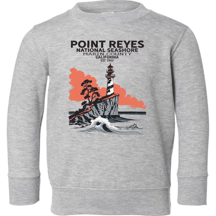 Point Reyes National Seashore Toddler Sweatshirt