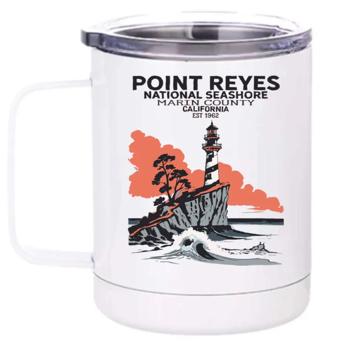 Point Reyes National Seashore Front & Back 12oz Stainless Steel Tumbler Cup