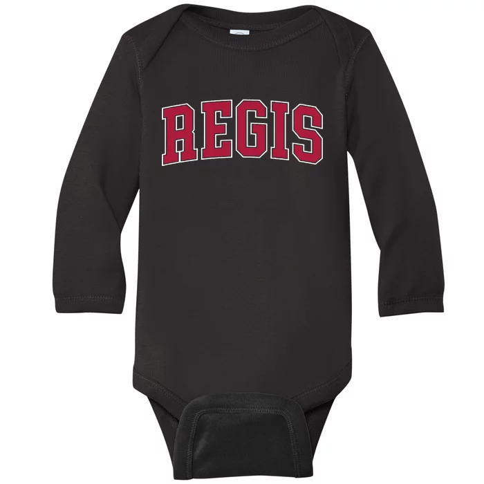 Personalized Regis Name Arch Baby Long Sleeve Bodysuit