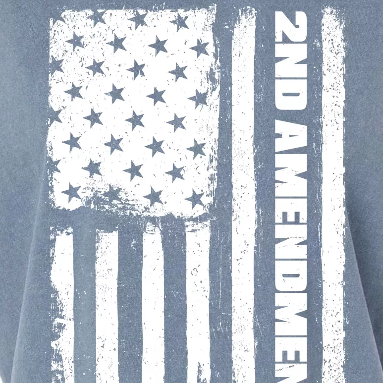 Pro 2nd Amendment American Flag Garment-Dyed Women's Muscle Tee