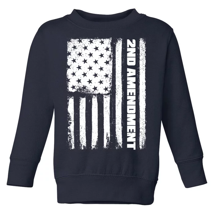 Pro 2nd Amendment American Flag Toddler Sweatshirt