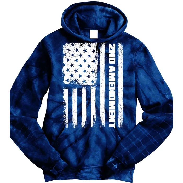 Pro 2nd Amendment American Flag Tie Dye Hoodie