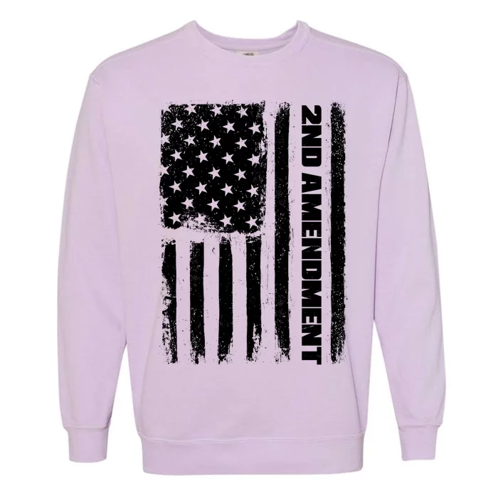 Pro 2nd Amendment American Flag Garment-Dyed Sweatshirt